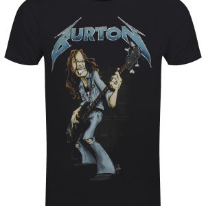 Cliff Burton Squindo Stack Men’s Black T-Shirt