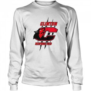 Clinton Redwolves new logo shirt 3