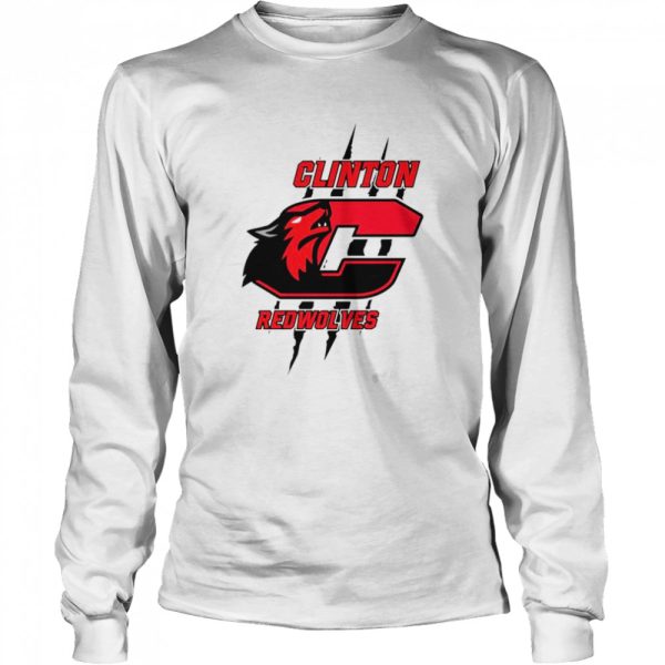 Clinton Redwolves new logo shirt