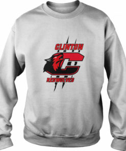 Clinton Redwolves new logo shirt 4