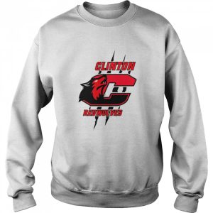 Clinton Redwolves new logo shirt 4