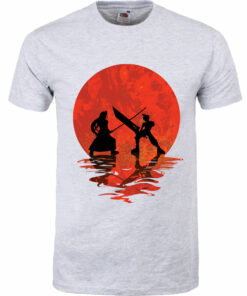 Cloud vs Sephiroth Mens Grey T Shirt 1
