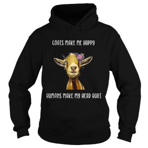 Coats make me happy humans make my head hurt shirt 2