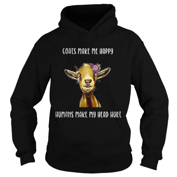 Coats make me happy humans make my head hurt shirt