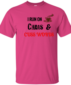 Coffee Chaos Cuss T Shirt 2