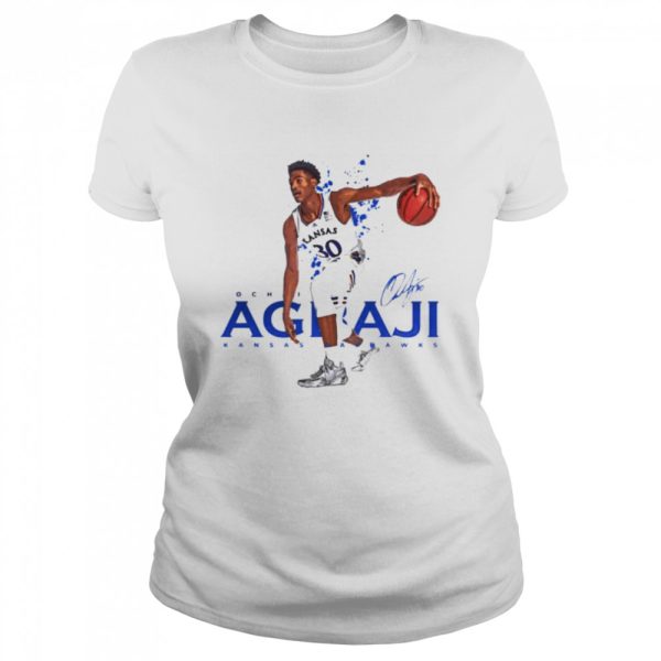 College Basketball Ochai Agbaji signature shirt