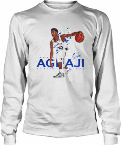 College Basketball Ochai Agbaji signature shirt 3