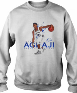College Basketball Ochai Agbaji signature shirt 4