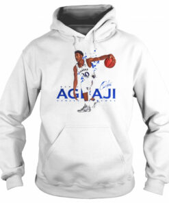 College Basketball Ochai Agbaji signature shirt 5
