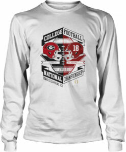 College Football Playoff National Championship Head to Head Helmet T Shirt 3