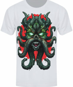 Cosmic Octopus Mens White Sub Shirt 1