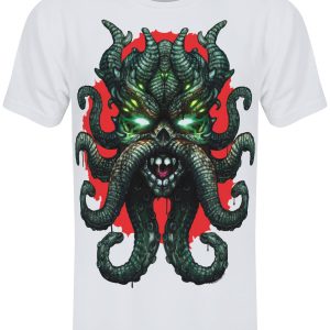 Cosmic Octopus Mens White Sub Shirt 1