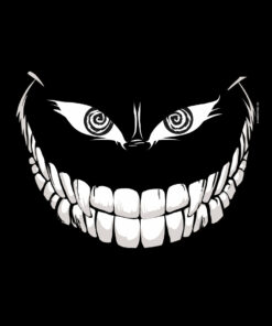 Crazy Monster Grin Men's Black T-Shirt 2 Crazy Monster Grin Mens Black T Shirt 3