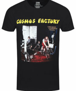 Creedance Clearwater Revival Cosmos Factory Mens Black T Shirt 1