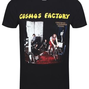 Creedance Clearwater Revival Cosmos Factory Men’s Black T-Shirt