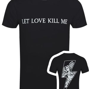 Creeper Let Love Kill Me Mens Black T Shirt 1