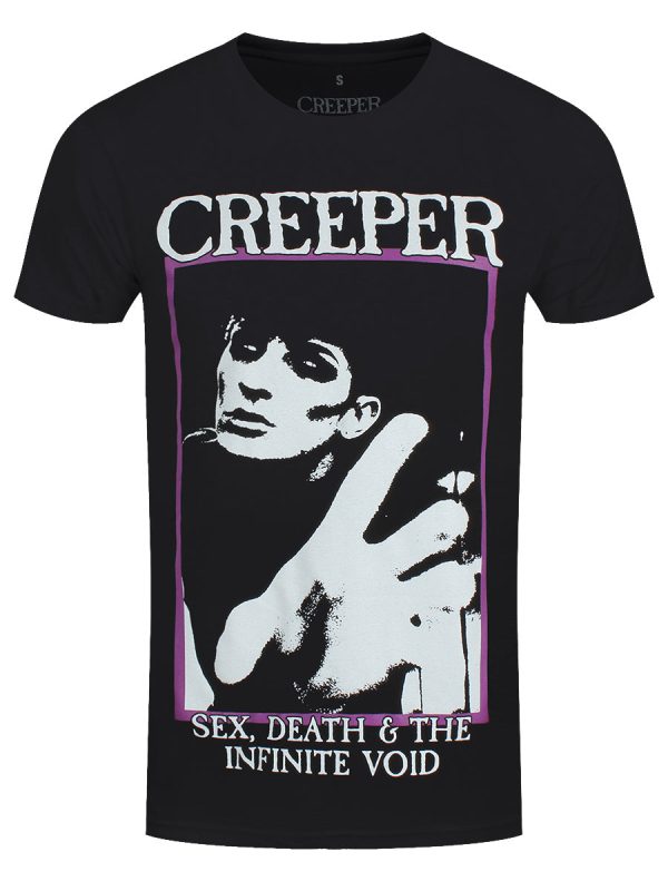 Creeper Sex Death & The Infinite Void Men’s Black T-Shirt