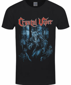 Crystal Viper Wolf The Witch Mens Black T Shirt 1