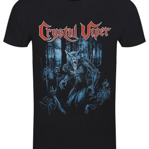 Crystal Viper Wolf The Witch Mens Black T Shirt 1