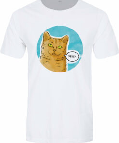 Cute But Abusive Prick Mens White Premium T Shirt 1