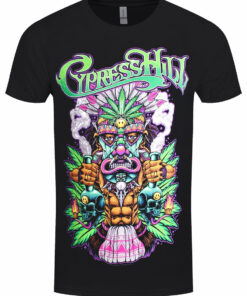 Cypress Hill Tiki Time Mens Black T Shirt 1