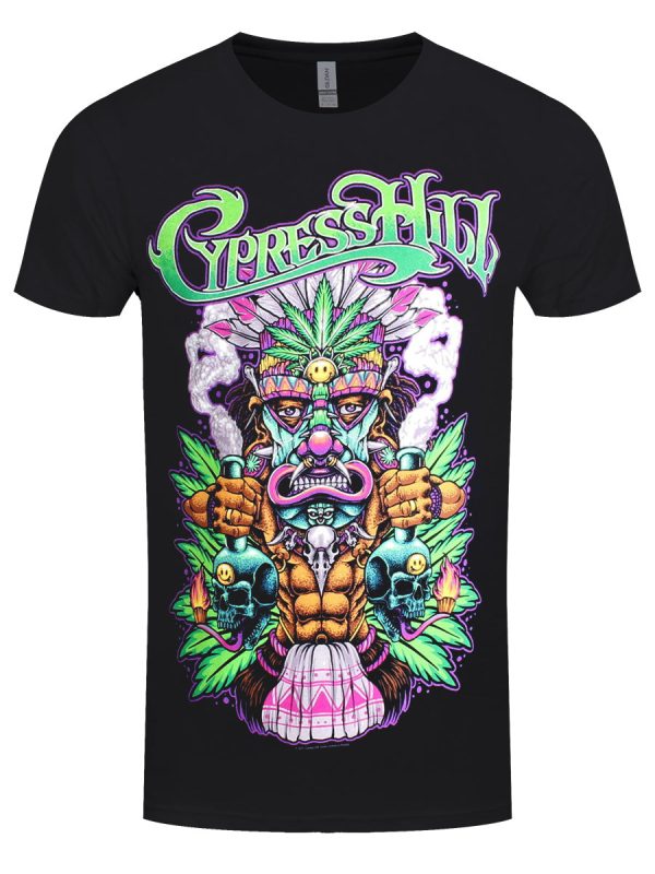 Cypress Hill Tiki Time Men’s Black T-Shirt