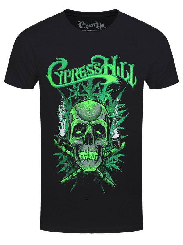 Cypress Hill Twin Pipes Men’s Black T-Shirt