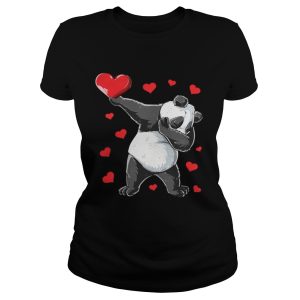 Dabbing Panda Heart Valentines Day Bear Shirt 4