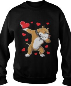 Dabbing Pit Bull Valentines Day Dog Lover Heart Shirt 2 Dabbing Pit Bull Valentines Day Dog Lover Heart Shirt 3