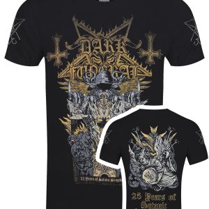 Dark Funeral 25 Years of Satanic Symphonies Mens Black T Shirt 1