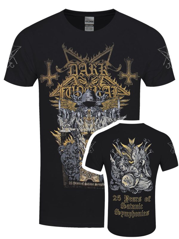 Dark Funeral 25 Years of Satanic Symphonies Men’s Black T-Shirt