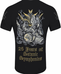 Dark Funeral 25 Years of Satanic Symphonies Mens Black T Shirt 2