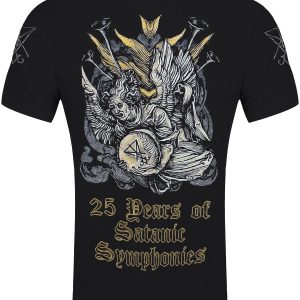 Dark Funeral 25 Years of Satanic Symphonies Men’s Black T-Shirt