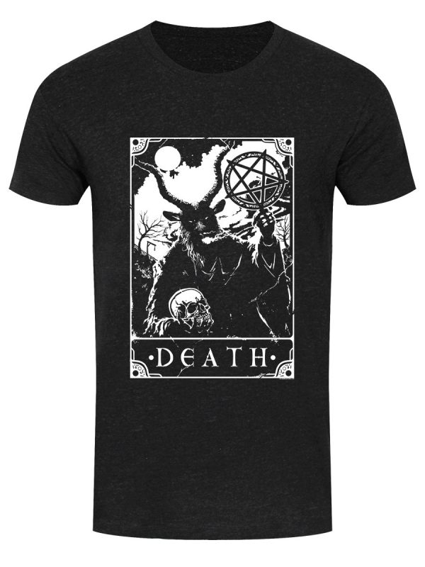 Deadly Tarot – Death Men’s Heather Black Denim T-Shirt