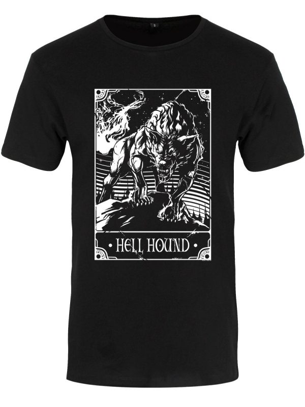 Deadly Tarot – Hell Hound Men’s Premium Black T-Shirt