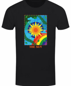 Deadly Tarot Pride The Sun Mens Premium Black T Shirt 1