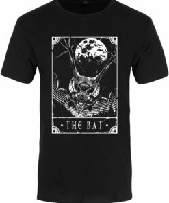 Deadly Tarot The Bat Mens Premium Black T Shirt 1