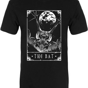 Deadly Tarot The Bat Mens Premium Black T Shirt 1