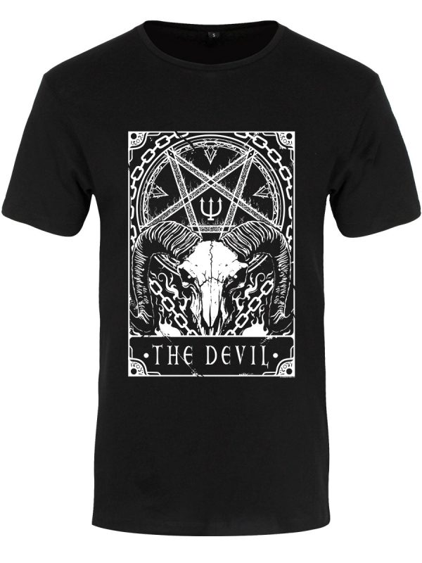 Deadly Tarot The Devil Men’s Black Premium T-Shirt