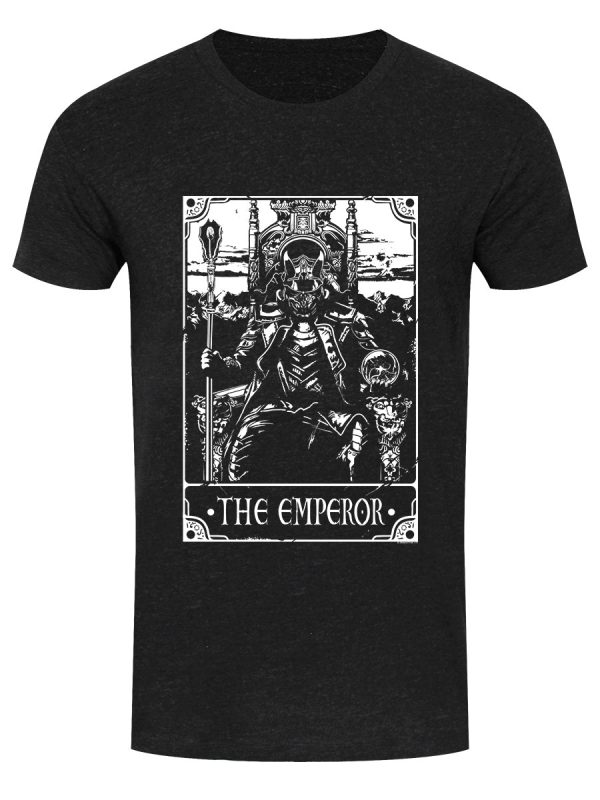 Deadly Tarot – The Emperor Men’s Heather Black Denim T-Shirt