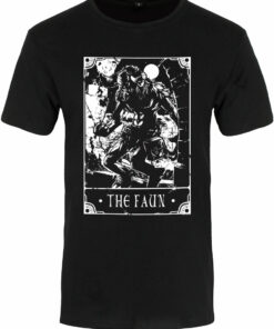 Deadly Tarot The Faun Mens Premium Black T Shirt 1