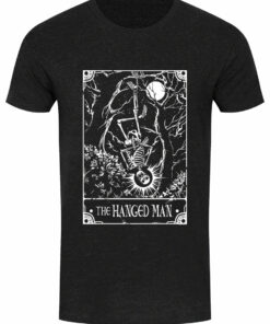 Deadly Tarot The Hanged Man Mens Heather Black Denim T Shirt 1