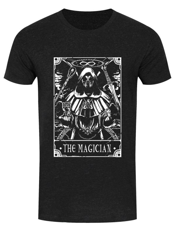 Deadly Tarot – The Magician Men’s Heather Black Denim T-Shirt