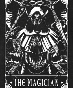 Deadly Tarot - The Magician Men's Heather Black Denim T-Shirt 2 Deadly Tarot The Magician Mens Heather Black Denim T Shirt 3