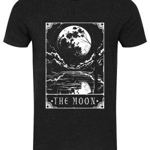 Deadly Tarot – The Moon Men’s Heather Black Denim T-Shirt