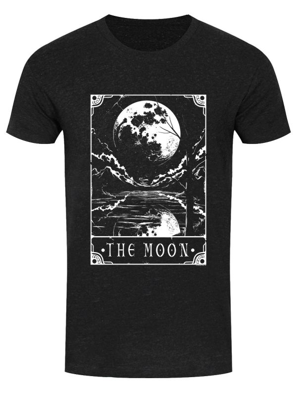 Deadly Tarot – The Moon Men’s Heather Black Denim T-Shirt