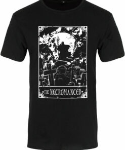 Deadly Tarot The Necromancer Mens Premium Black T Shirt 1