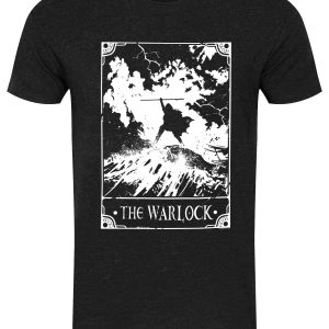 Deadly Tarot The Warlock Men’s Heather Black Denim T-Shirt