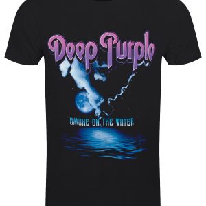 Deep Purple Smoke On Water Mens Black T Shirt 1