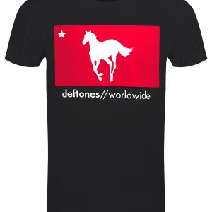 Deftones Star & Pony Men’s Black T-Shirt